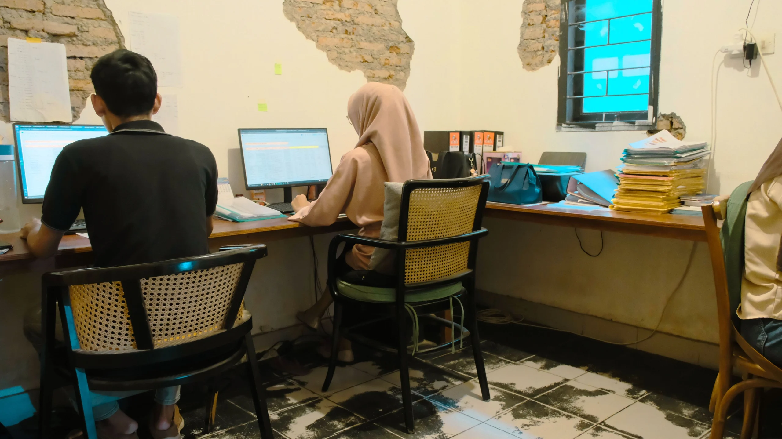 Apta Living furniture factory office in Jepara, Indonesia